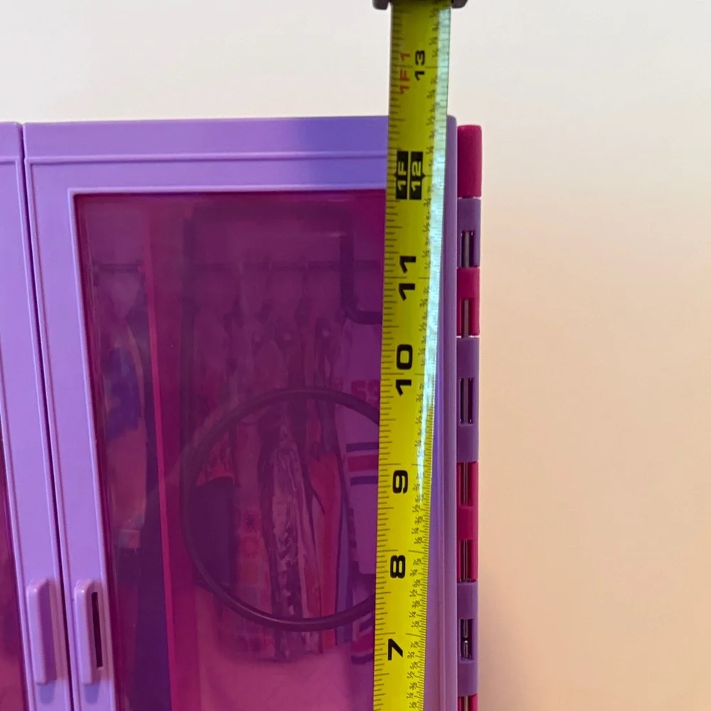 Barbie and Purple Closet Organizer